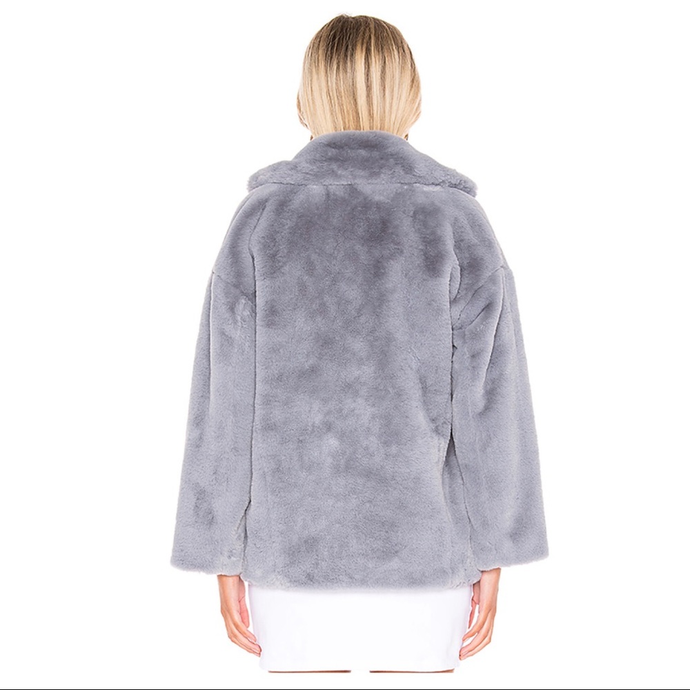 FREE PEOPLE TEDDY COAT JACKET FAUX FUR COAT A3C - Picture 3 of 16